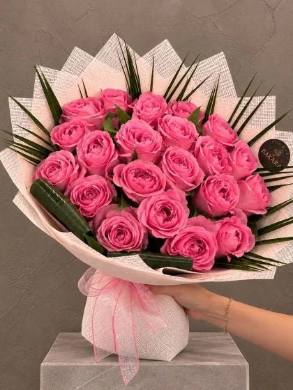 Premium Wham Pembe Gül Buket