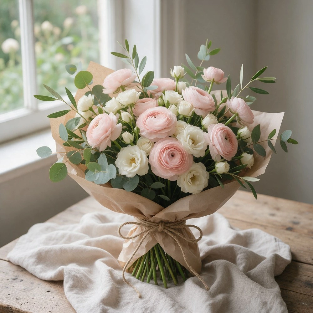Ranunkulus Kraft Buket